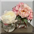 D30. Diane James faux floral arrangements. 